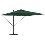 Parasol Cantilever Roma con LEDs Verde 286x285x270 cm Aluminio | Foro24.es | Tu tienda online para hogar, jardín y más Foro24.es