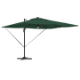 Parasol Cantilever Roma con LEDs Verde 286x285x270 cm Aluminio | Foro24.es | Tu tienda online para hogar, jardín y más Foro24.es