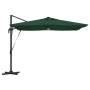 Parasol Cantilever Roma con LEDs Verde 286x285x270 cm Aluminio | Foro24.es | Tu tienda online para hogar, jardín y más Foro24.es