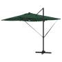 Parasol Cantilever Roma con LEDs Verde 286x285x270 cm Aluminio | Foro24.es | Tu tienda online para hogar, jardín y más Foro24.es