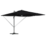 Paraguas Cantilever Roma con LEDs Negro 286x285x270 cm Aluminio de , Sombrillas - Ref: Foro24-42003355, Precio: 260,02 €, Des...