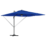 Paraguas Cantilever Roma con LEDs Azul Azur 286x285x270 cm Aluminio | Foro24.es | Tu tienda online para hogar, jardín y más Foro24.es