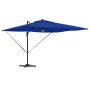 Paraguas Cantilever Roma con LEDs Azul Azur 286x285x270 cm Aluminio | Foro24.es | Tu tienda online para hogar, jardín y más Foro24.es