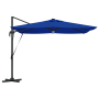 Paraguas Cantilever Roma con LEDs Azul Azur 286x285x270 cm Aluminio | Foro24.es | Tu tienda online para hogar, jardín y más Foro24.es