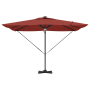 Parasol Cantilever Roma con LEDs Terracota 286x285x270 cm Aluminio | Foro24.es | Tu tienda online para hogar, jardín y más Foro24.es