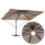 Sombrilla de brazo obtuso - Taupe Taupe Tela Grande | Foro24.es | Tu tienda online para hogar, jardín y más Foro24.es