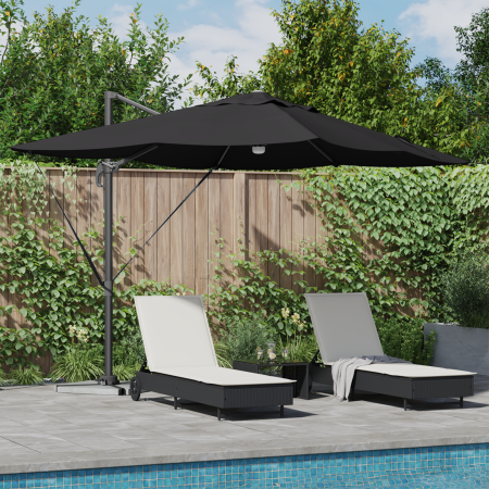Sombrilla Cantilever - Negra | Foro24.es | Tu tienda online para hogar, jardín y más Foro24.es