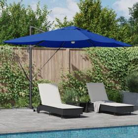 Sombrilla Cantilever Azul Cielo Azul cielo Cubierta de poliéster de , Sombrillas - Ref: Foro24-42003364, Precio: 279,99 €, De...