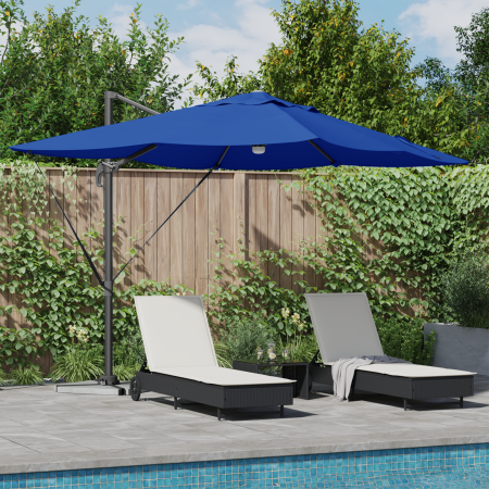 Sombrilla Cantilever Azul Cielo Azul cielo Cubierta de poliéster | Foro24.es | Tu tienda online para hogar, jardín y más Foro24.es