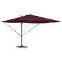 Sombrilla Cantiléver - Borgoña Borgoña Metal y Tela Mediana | Foro24.es | Tu tienda online para hogar, jardín y más Foro24.es