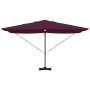 Sombrilla Cantiléver - Borgoña Borgoña Metal y Tela Mediana | Foro24.es | Tu tienda online para hogar, jardín y más Foro24.es