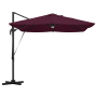 Sombrilla Cantiléver - Borgoña Borgoña Metal y Tela Mediana | Foro24.es | Tu tienda online para hogar, jardín y más Foro24.es
