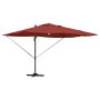 Sombrilla Cantilever Terracota Poliéster Grande Plegable | Foro24.es | Tu tienda online para hogar, jardín y más Foro24.es
