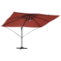 Sombrilla Cantilever Terracota Poliéster Grande Plegable | Foro24.es | Tu tienda online para hogar, jardín y más Foro24.es
