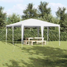 Toldo para Fiestas Blanco 4x4 m PE de , Carpas y cenadores - Ref: Foro24-42003421, Precio: 90,17 €, Descuento: %
