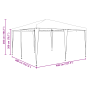 Carpa para Fiesta Verde 4x4 m PE de , Carpas y cenadores - Ref: Foro24-42003424, Precio: 90,17 €, Descuento: %