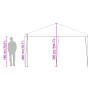 Carpa para Fiesta Verde 4x4 m PE de , Carpas y cenadores - Ref: Foro24-42003424, Precio: 90,17 €, Descuento: %