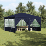Carpa Azul con 8 Paredes Laterales 4x4 m PE de , Carpas y cenadores - Ref: Foro24-42003426, Precio: 127,38 €, Descuento: %