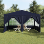 Carpa Azul con 8 Paredes Laterales 4x4 m PE de , Carpas y cenadores - Ref: Foro24-42003426, Precio: 127,38 €, Descuento: %