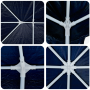 Carpa Azul con 8 Paredes Laterales 4x4 m PE de , Carpas y cenadores - Ref: Foro24-42003426, Precio: 127,38 €, Descuento: %