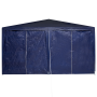 Carpa Azul con 8 Paredes Laterales 4x4 m PE de , Carpas y cenadores - Ref: Foro24-42003426, Precio: 127,38 €, Descuento: %