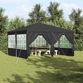 Carpa de Fiesta con 8 Paredes Laterales Antracita 4x4 m PE de , Carpas y cenadores - Ref: Foro24-42003427, Precio: 127,38 €, ...