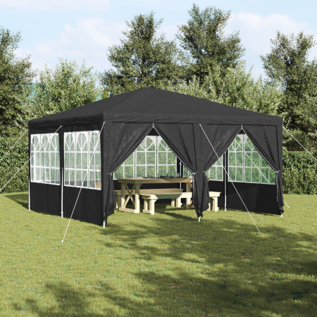 Carpa de Fiesta con 8 Paredes Laterales Antracita 4x4 m PE de , Carpas y cenadores - Ref: Foro24-42003427, Precio: 127,38 €, ...