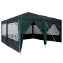 Carpa de Fiesta con 8 Laterales Verdes 4x4 m PE de , Carpas y cenadores - Ref: Foro24-42003428, Precio: 127,38 €, Descuento: %