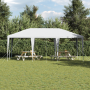 Toldo de Fiesta Blanco 6x4 m PE de , Carpas y cenadores - Ref: Foro24-42003429, Precio: 119,31 €, Descuento: %