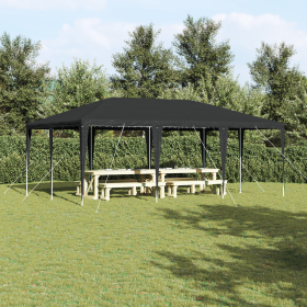 Carpa para fiestas Antracita 6x4 m PE de , Carpas y cenadores - Ref: Foro24-42003431, Precio: 119,31 €, Descuento: %