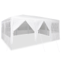 Carpa de Fiesta con 10 Paredes Laterales Blanca 6x4 m PE de , Carpas y cenadores - Ref: Foro24-42003433, Precio: 158,82 €, De...