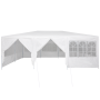 Carpa de Fiesta con 10 Paredes Laterales Blanca 6x4 m PE de , Carpas y cenadores - Ref: Foro24-42003433, Precio: 158,82 €, De...