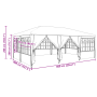 Carpa de Fiesta con 10 Paredes Laterales Blanca 6x4 m PE de , Carpas y cenadores - Ref: Foro24-42003433, Precio: 158,82 €, De...