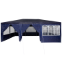 Toldo de Fiesta con 10 Paredes Laterales Azul 6x4 m PE de , Carpas y cenadores - Ref: Foro24-42003434, Precio: 158,82 €, Desc...