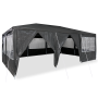 Toldo para Fiestas con 10 Paredes Laterales Antracita 6x4 m PE de , Carpas y cenadores - Ref: Foro24-42003435, Precio: 158,82...
