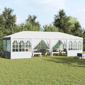 Carpa para Fiestas con 12 Paredes Blancas 8x4 m PE de , Carpas y cenadores - Ref: Foro24-42003441, Precio: 190,50 €, Descuent...