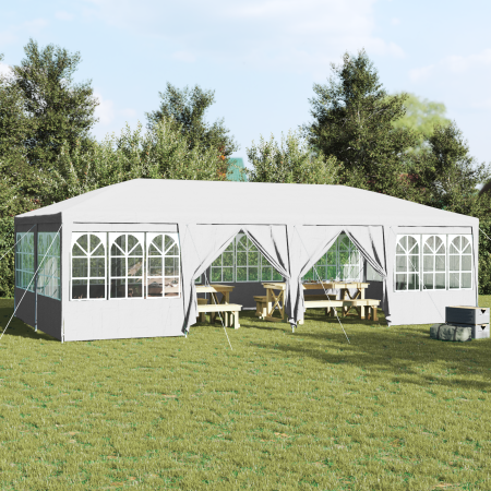 Carpa para Fiestas con 12 Paredes Blancas 8x4 m PE de , Carpas y cenadores - Ref: Foro24-42003441, Precio: 190,50 €, Descuent...
