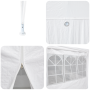 Carpa para Fiestas con 12 Paredes Blancas 8x4 m PE de , Carpas y cenadores - Ref: Foro24-42003441, Precio: 190,50 €, Descuent...
