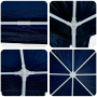 Carpa con 12 Laterales Azules 8x4 m PE de , Carpas y cenadores - Ref: Foro24-42003442, Precio: 190,50 €, Descuento: %