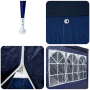 Carpa con 12 Laterales Azules 8x4 m PE de , Carpas y cenadores - Ref: Foro24-42003442, Precio: 190,50 €, Descuento: %