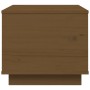Mesa de centro madera maciza de pino marrón miel 40x50x35 cm de vidaXL, Mesas de centro - Ref: Foro24-813413, Precio: 51,65 €...