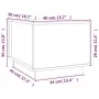Massiver Couchtisch aus honigbraunem Kiefernholz, 40 x 50 x 35 cm von vidaXL, Couchtisch - Ref: Foro24-813413, Preis: 51,09 €...