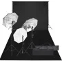 Photo studio kit with lighting set and background by vidaXL, Flashes and studio lighting - Ref: Foro24-3094702, Price: 171,77...