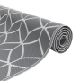 Alfombra Exterior ARAKIL de Gris y Blanco Poliéster 300 x 500 cm de , Protectores para exterior - Ref: Foro24-42003473, Preci...