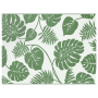 Manta de Exterior ARAKIL Verde y Blanco Poliéster Grande Patrón de , Protectores para exterior - Ref: Foro24-42003534, Precio...