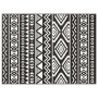 Alfombra Exterior ARAKIL Negra y blanca Polipropileno 300 x 400 cm de , Protectores para exterior - Ref: Foro24-42003553, Pre...