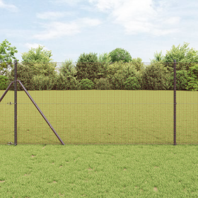 Cerca de Alambre Soldado Roja 1.5x25 m de Acero de , Paneles de vallas - Ref: Foro24-42005326, Precio: 80,69 €, Descuento: %