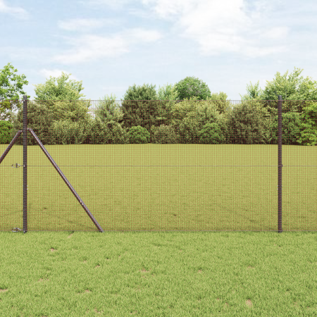 Cerca de Alambre Soldado Roja 1.5x25 m de Acero de , Paneles de vallas - Ref: Foro24-42005326, Precio: 80,69 €, Descuento: %
