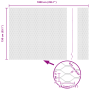 Cerca Hexagonal Gris 1.5x10 m Acero de , Paneles de vallas - Ref: Foro24-42005506, Precio: 30,72 €, Descuento: %