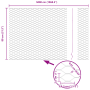 Cerca Hexagonal Gris 0.8x50 m Acero de , Paneles de vallas - Ref: Foro24-42005566, Precio: 53,52 €, Descuento: %